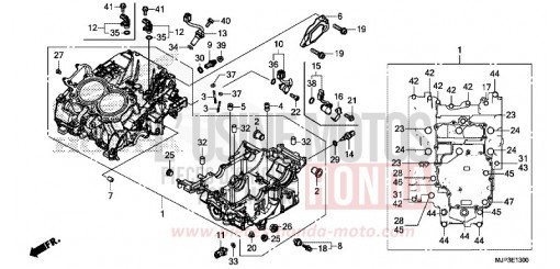 CARTER MOTEUR CRF1000DH de 2017